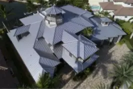 House with Snap-Clad Metal roof